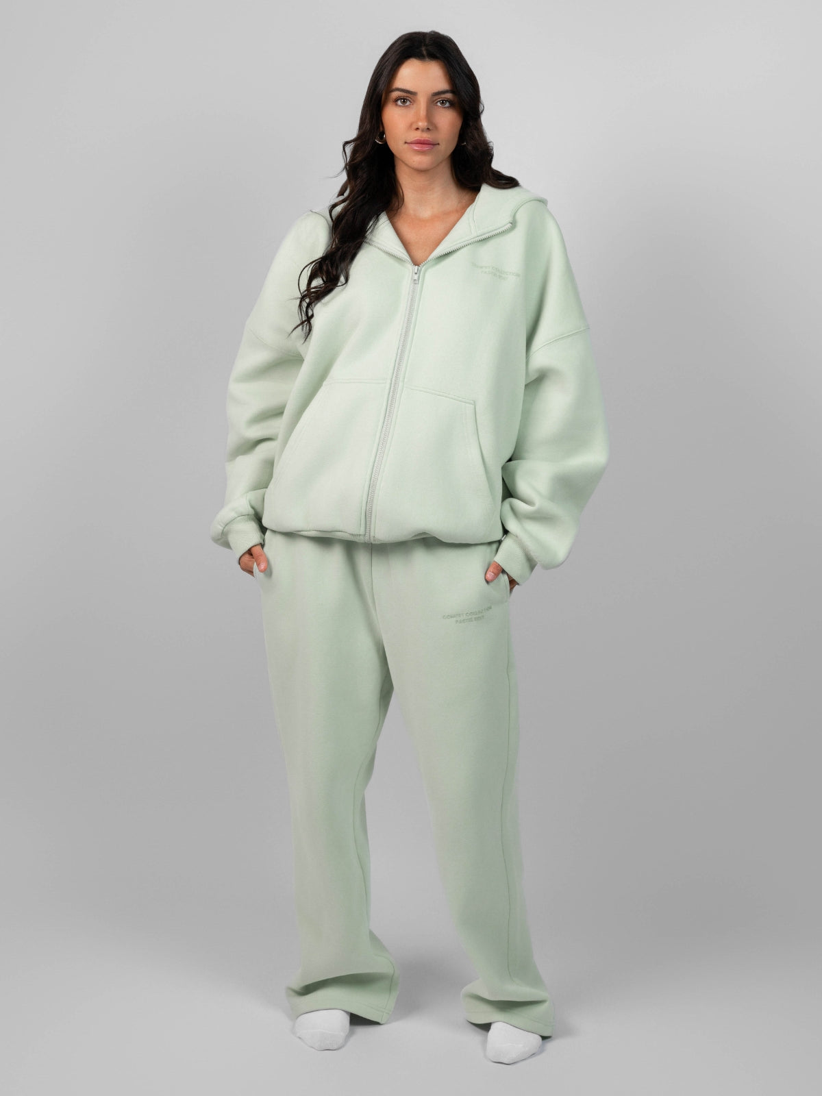 Pastel Zip Hoodie