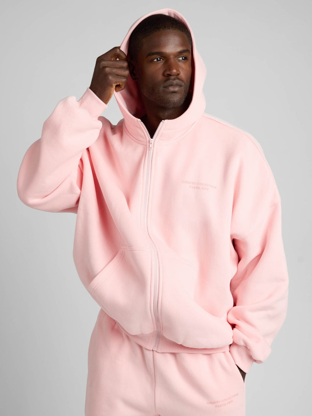 Pastel Zip Hoodie