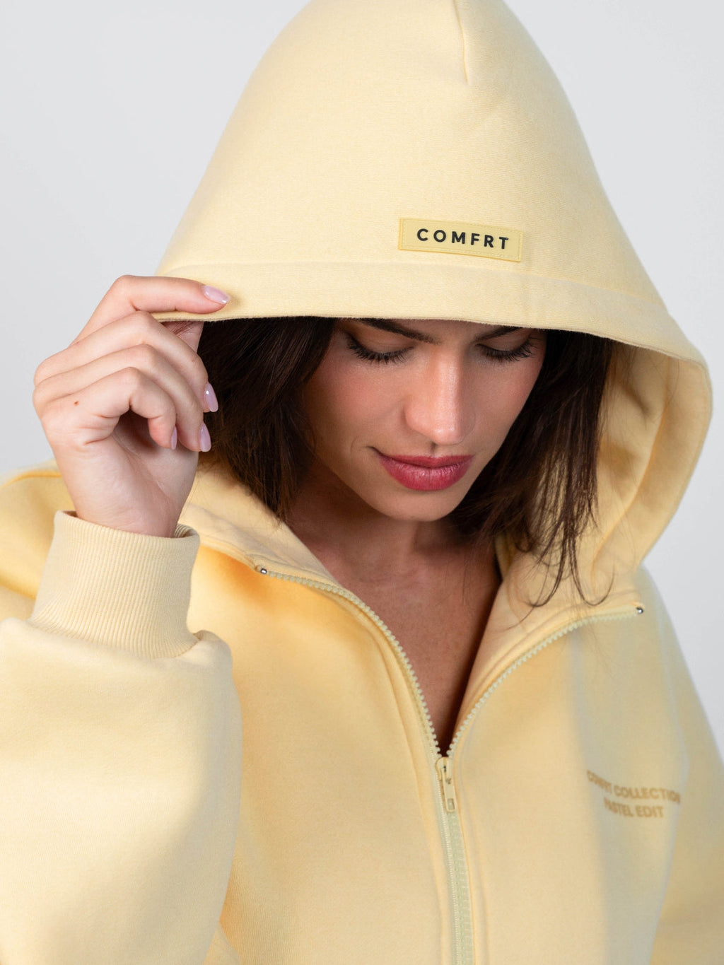 Pastel Zip Hoodie