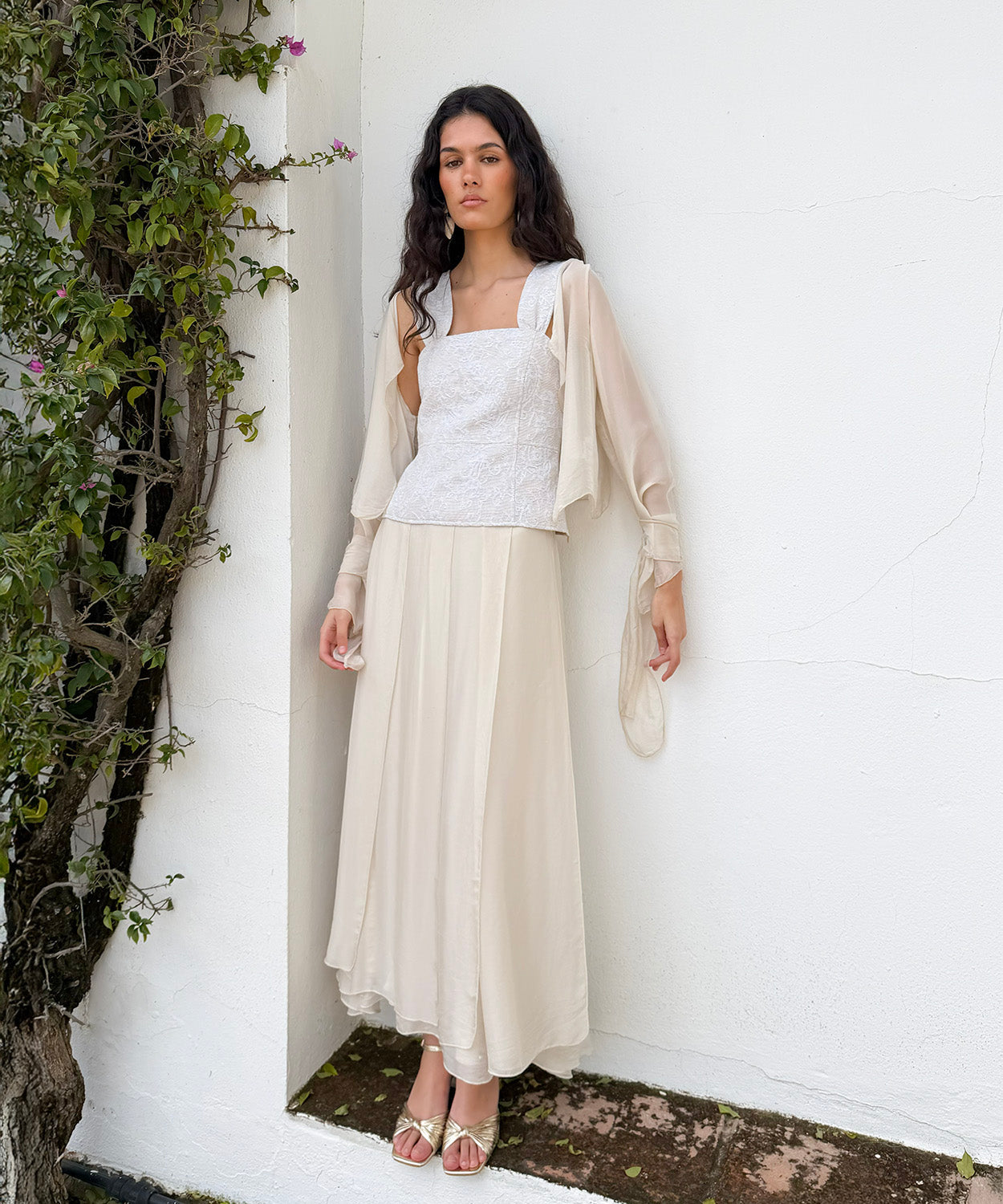 Blusa capa seda