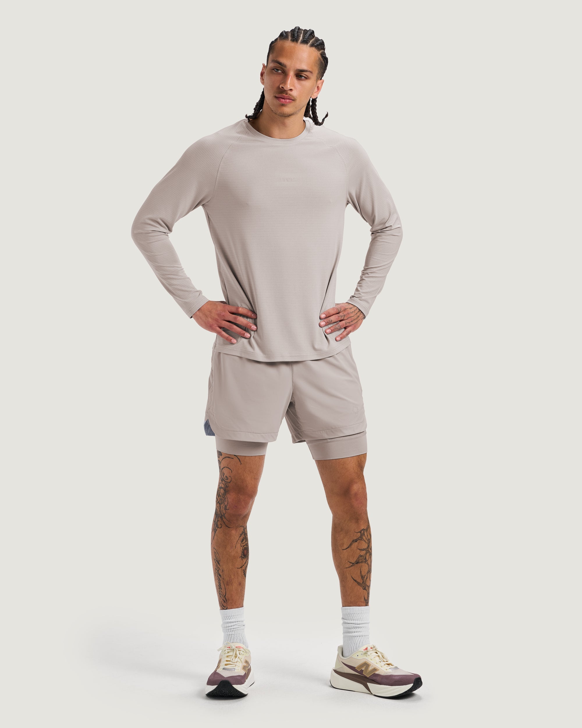 Essentials Long Sleeve Athletic Fitted Tee