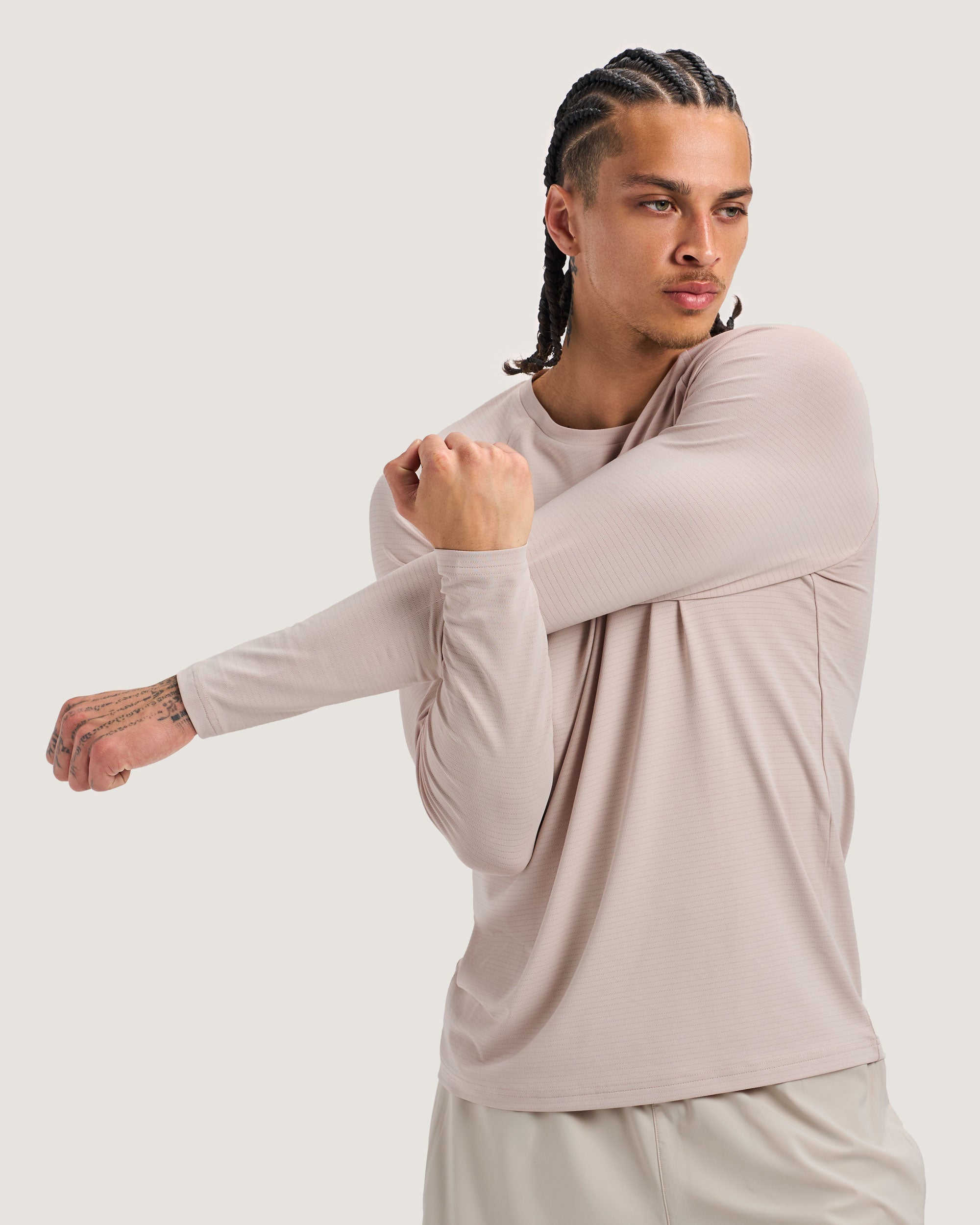 Essentials Long Sleeve Athletic Fitted Tee