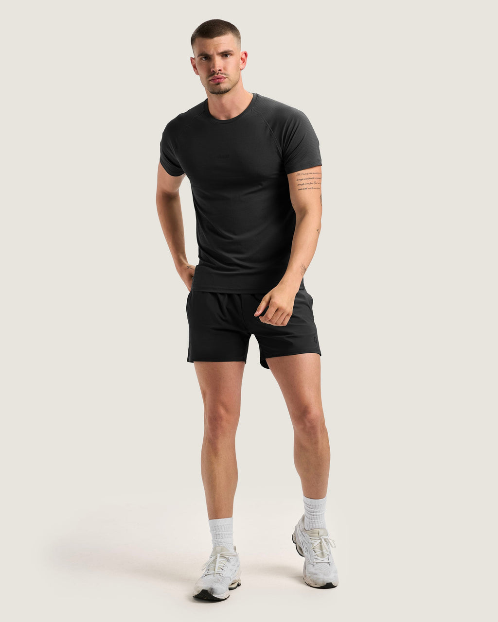 Essentials Short Sleeve Athletic Fitted Tee