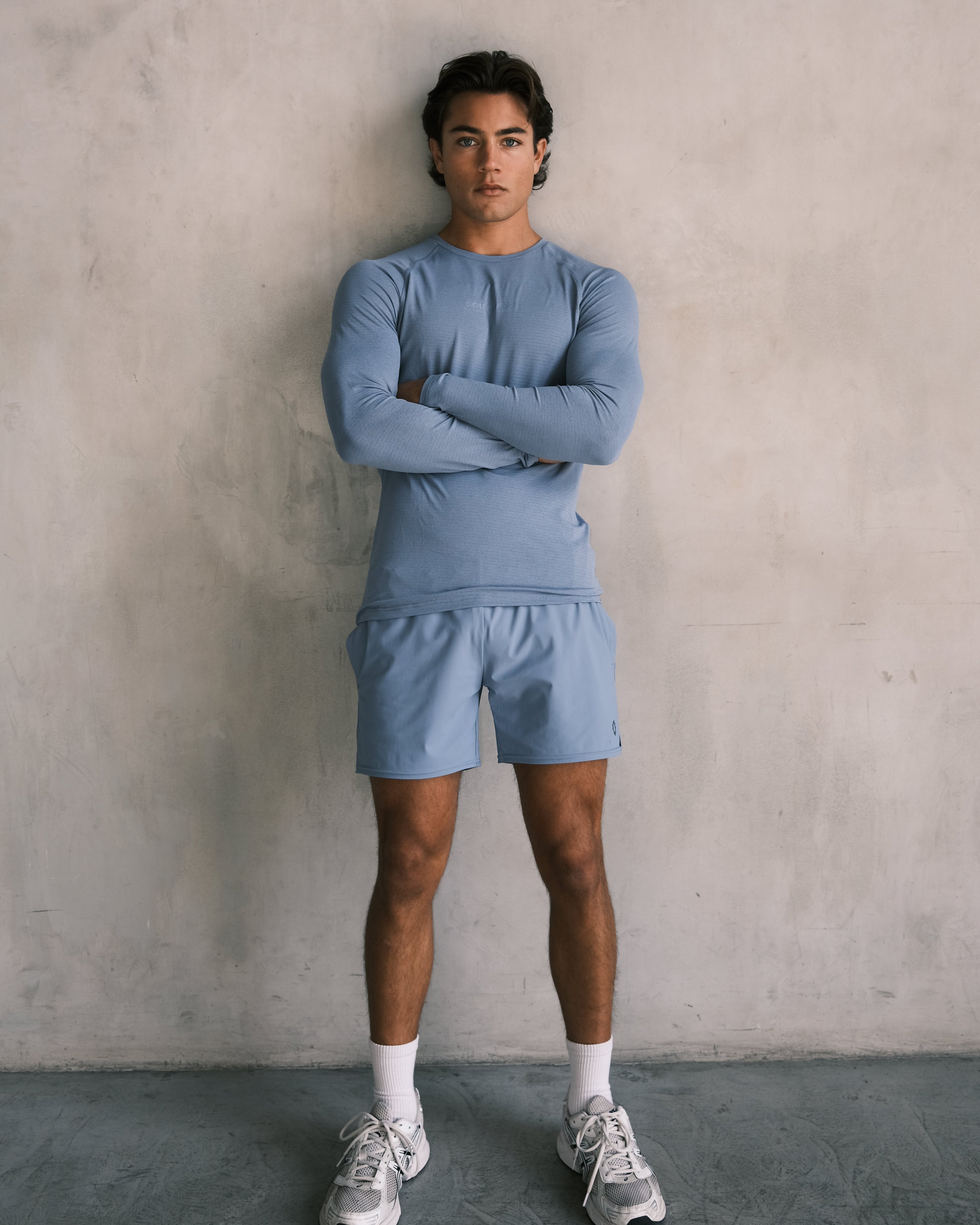 Essentials Long Sleeve Athletic Fitted Tee