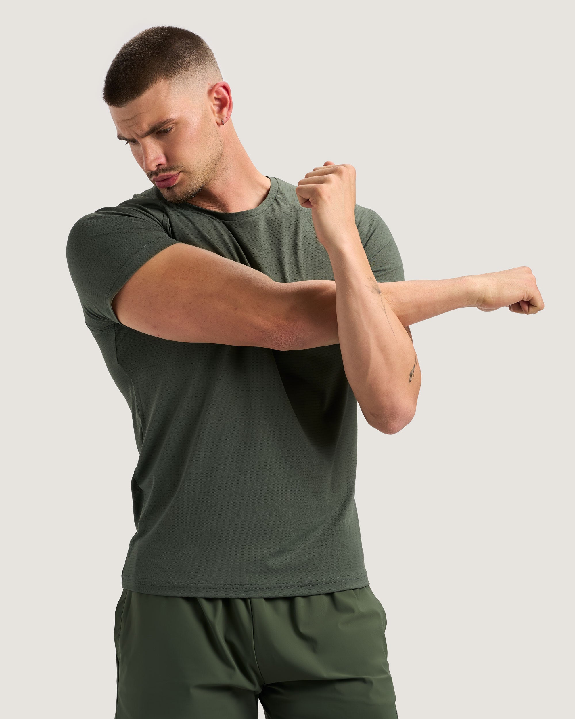 Essentials Short Sleeve Athletic Fitted Tee