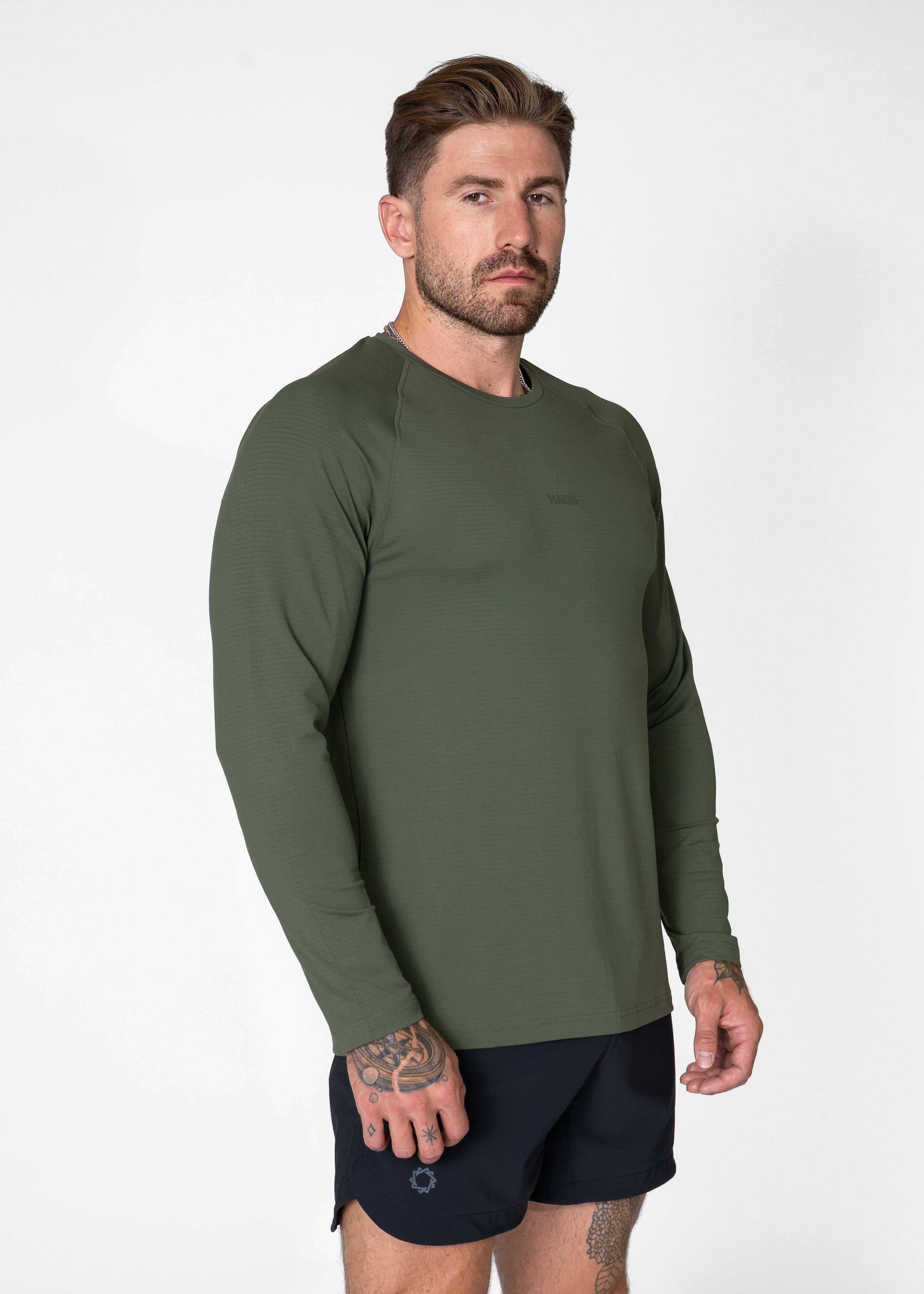 Essentials Long Sleeve Athletic Fitted Tee