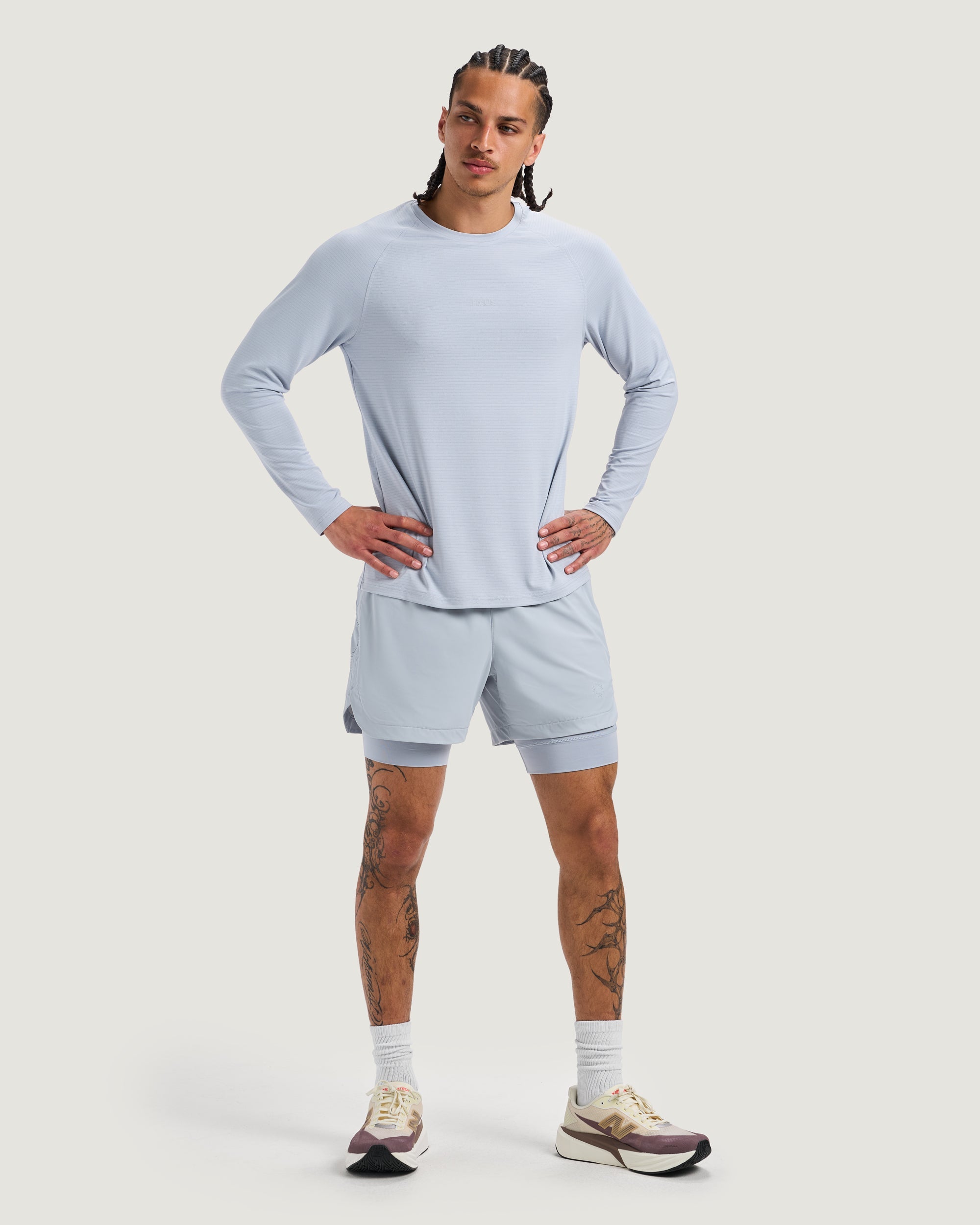Essentials Long Sleeve Athletic Fitted Tee