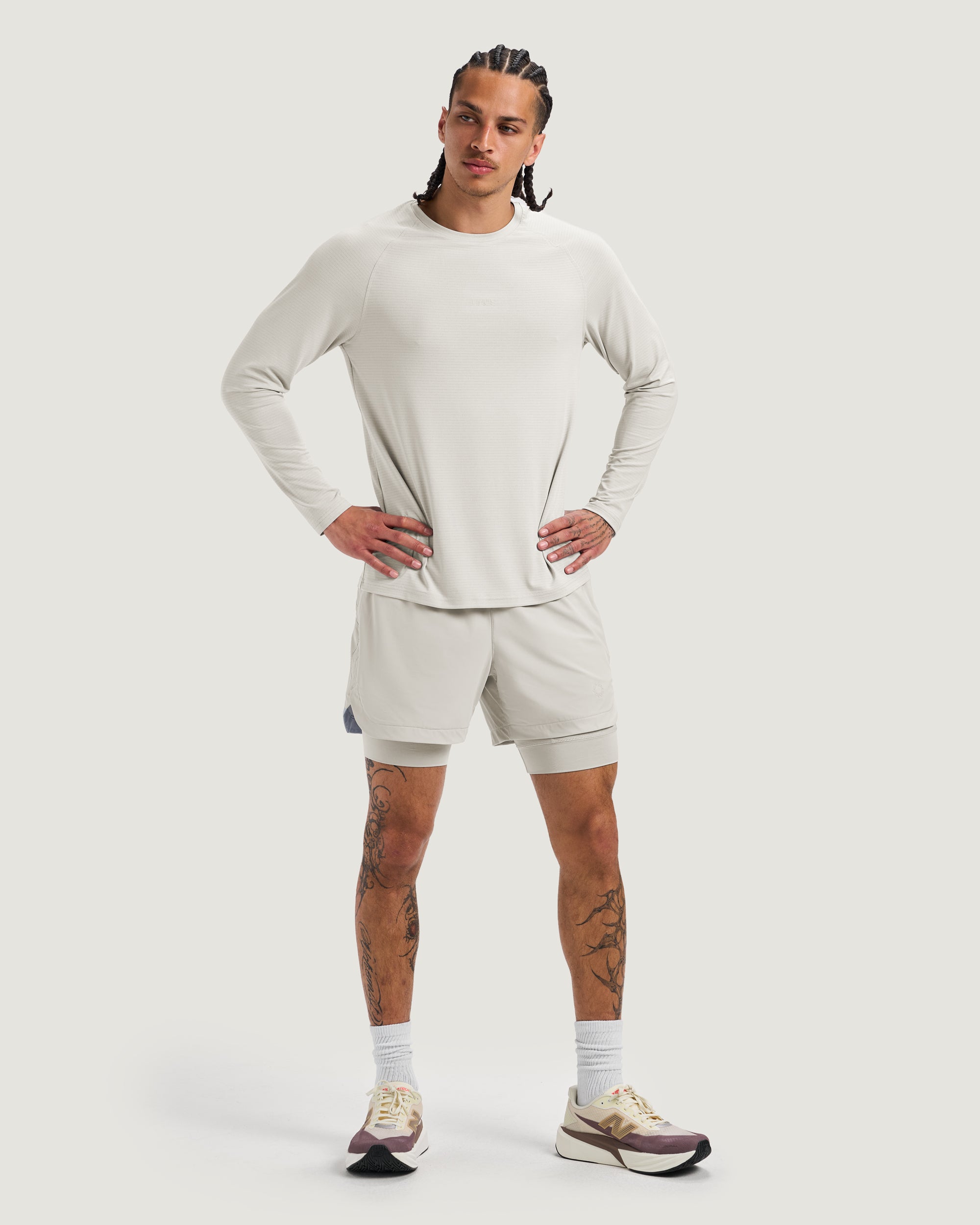Essentials Long Sleeve Athletic Fitted Tee