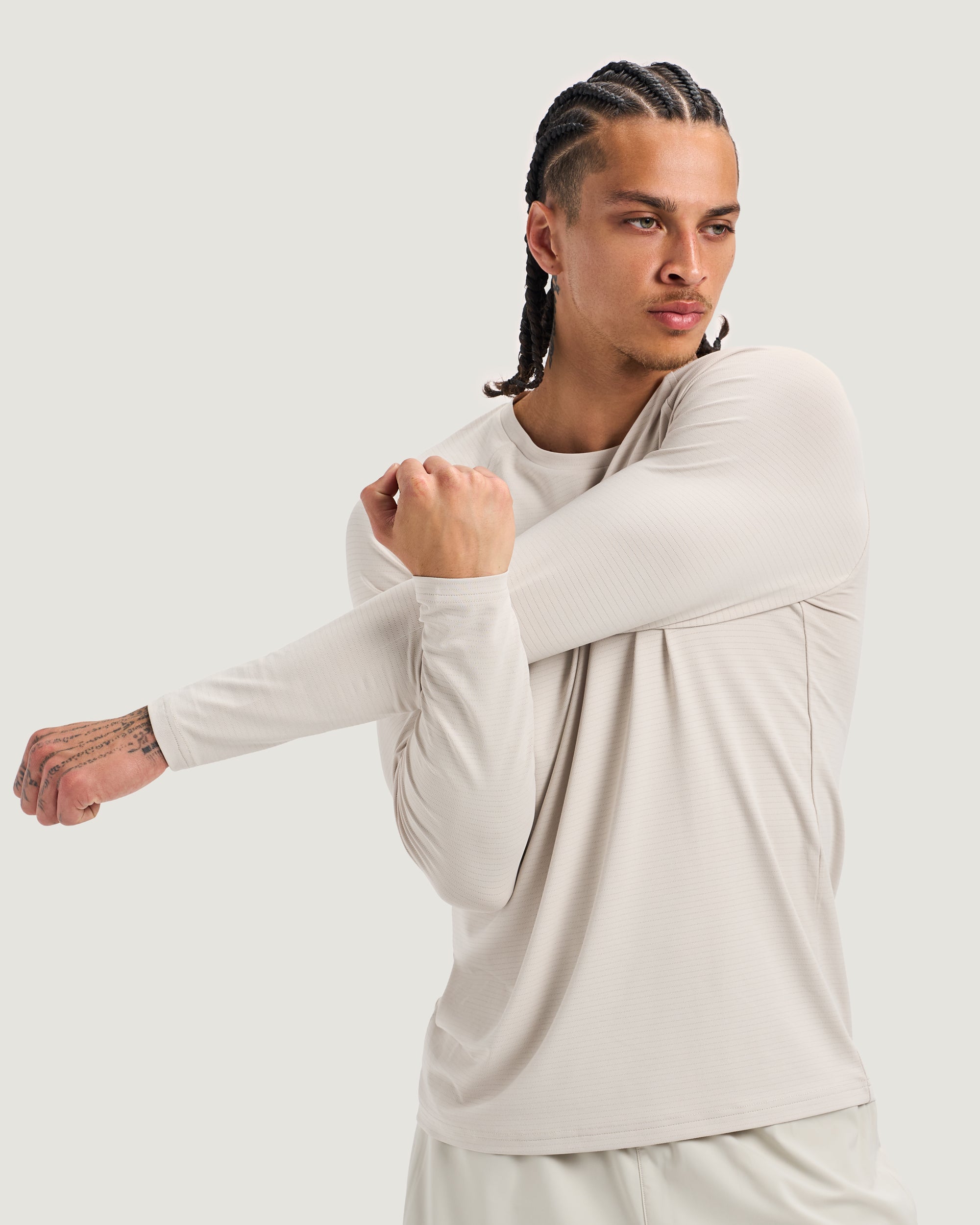 Essentials Long Sleeve Athletic Fitted Tee