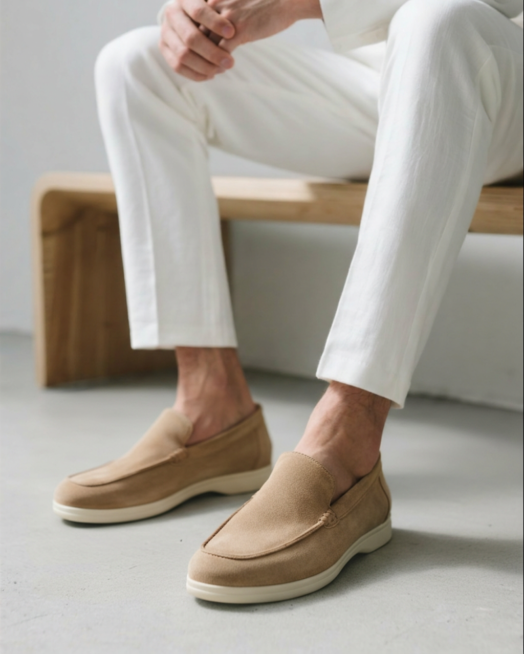 Mocasines de ante Old Money